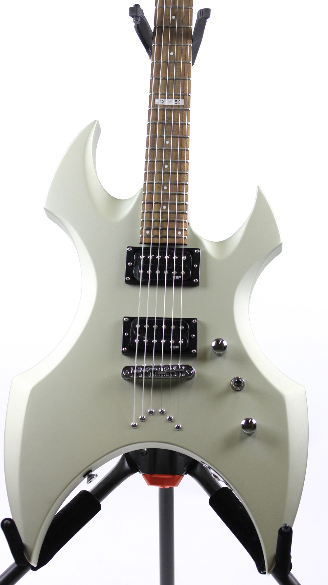 ESP LTD AX50 Silver Satin Electric Guitar Sample/Prototype