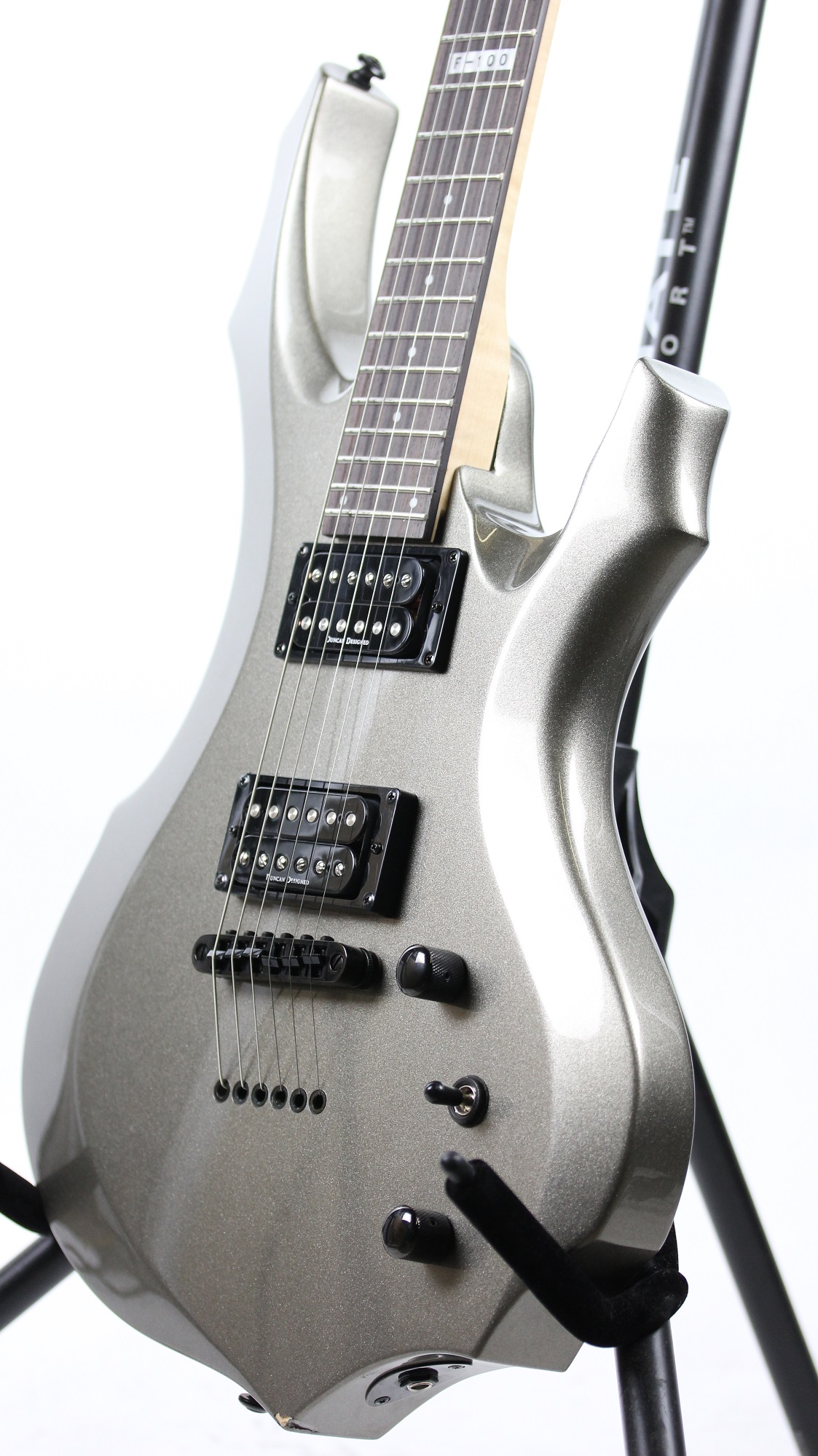 ESP LTD F100 TTM Titanium Sample/Prototype Electric Guitar Made in