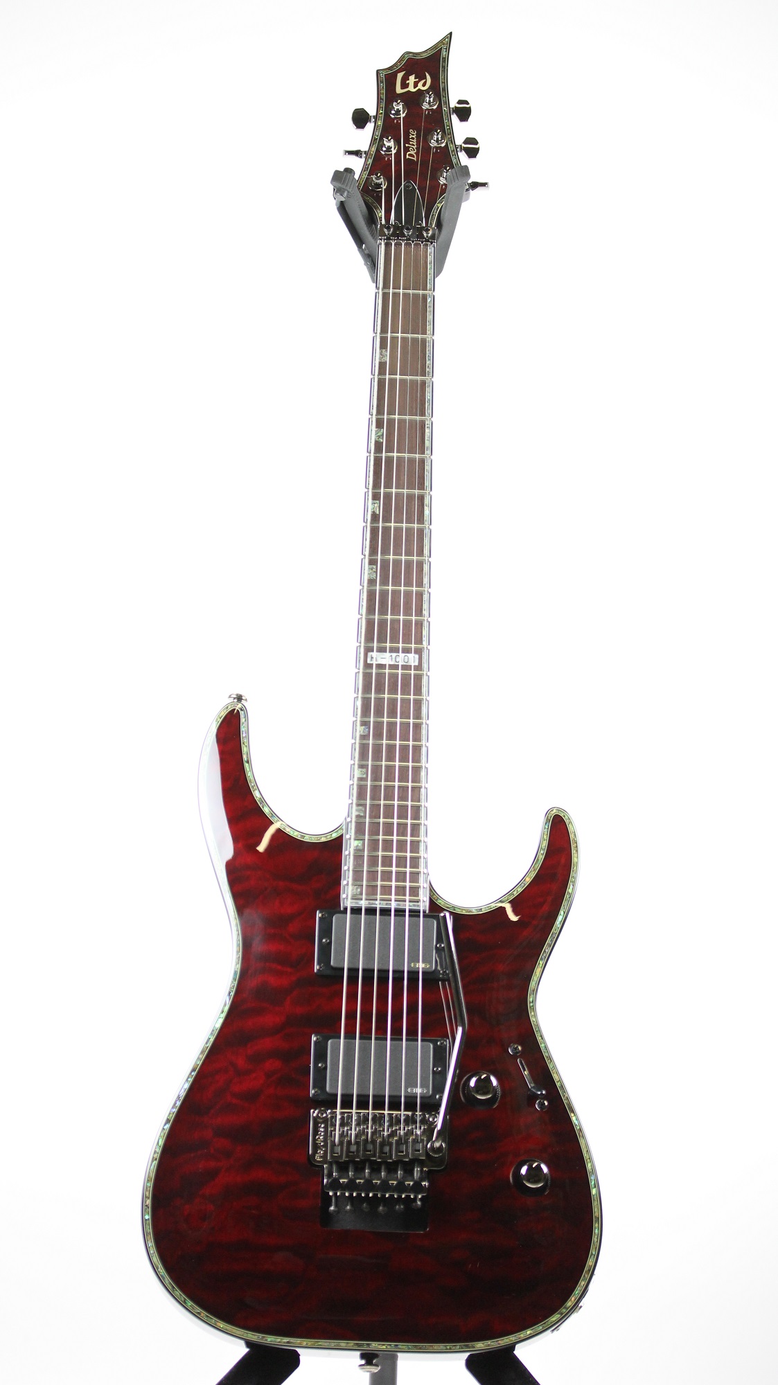 ESP LTD H1001FR Floyd Rose See Thru Black Cherry Sample/Prototype
