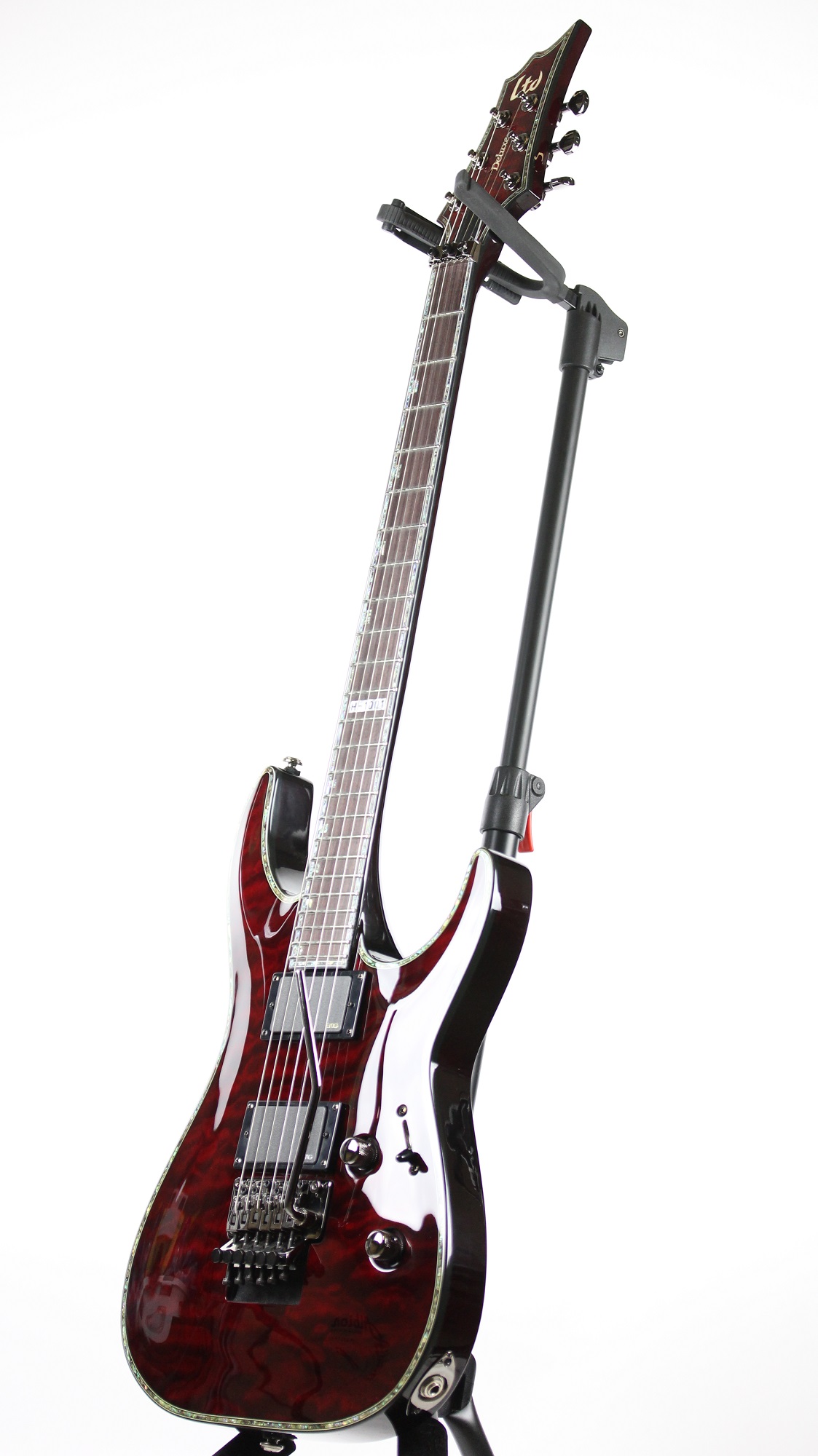 ESP LTD H1001FR Floyd Rose See Thru Black Cherry Sample/Prototype