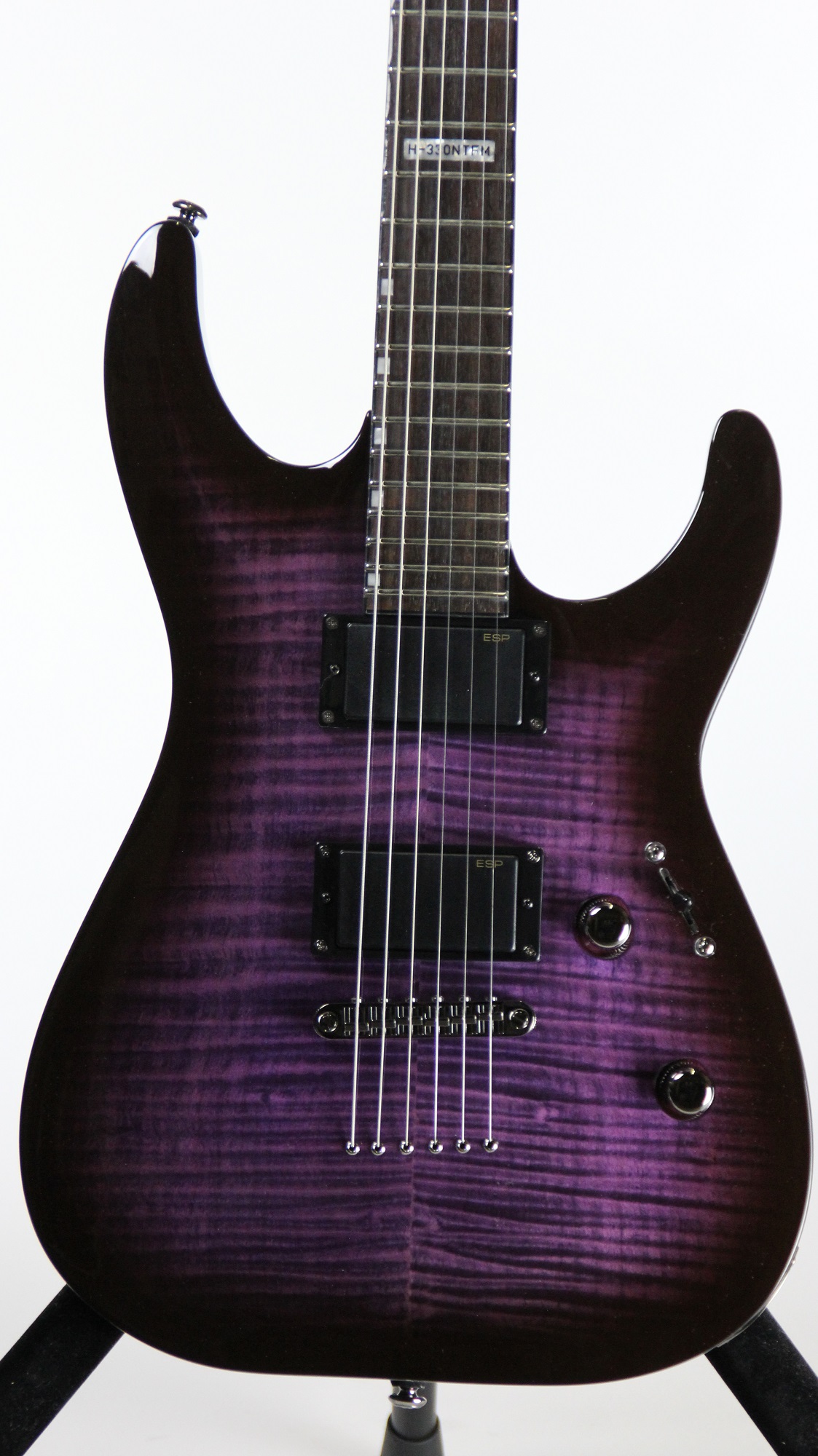 ESP LTD H330FMNT See Thru Purple Sunburst Sample/Prototype Electric Guitar