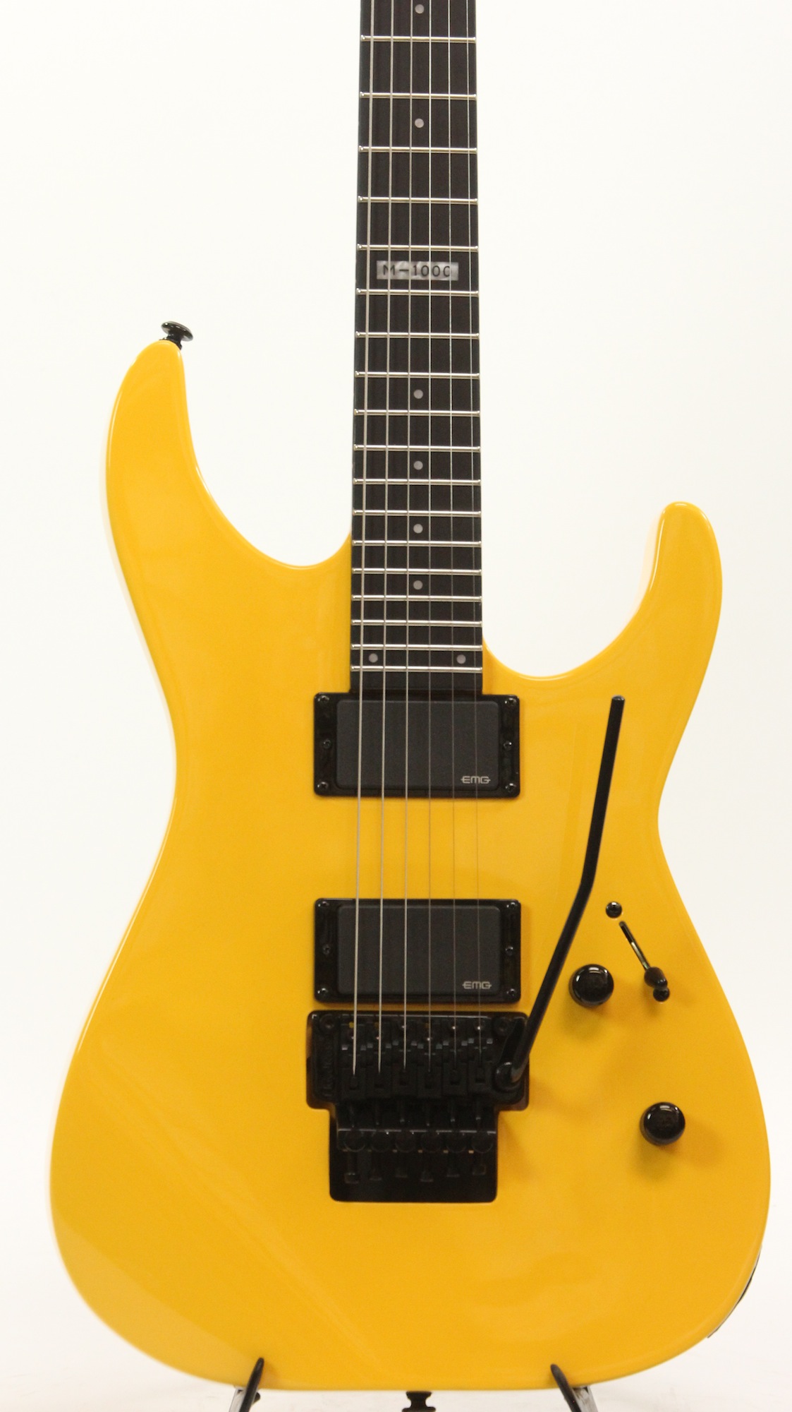 ESP LTD M1000 Yellow Electric Guitar Throwback
