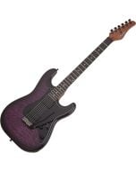 Schecter Traditional Pro Guitar Transparent Purple Burst, 865