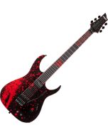Schecter Sullivan King Banshee-6 FR-S Guitar Obsidian Blood Finish, 2484