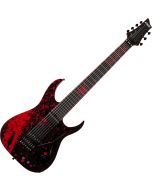 Schecter Sullivan King Banshee-7 FR-S Guitar Obsidian Blood Finish, 2485