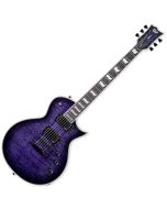 ESP LTD Deluxe EC-1000QM See Thru Purple Sunburst Guitar, LEC1000QMSTPSB