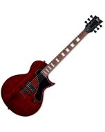 ESP LTD EC-201 Flat Top Guitar See Thru Black Cherry, LEC201FTSTBC