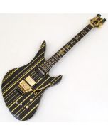 Schecter Synyster Custom-S Guitar Gloss Black Gold B-Stock 0934, 1742