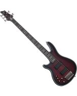 Schecter Hellraiser Extreme-5 Left-Handed Electric Bass Crimson, 1921