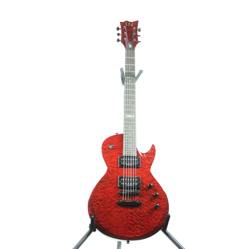 ESP LTD EC-100QM See Thru Black Cherry Sample/Prototype