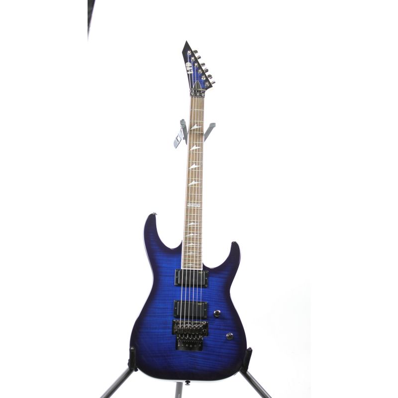 ESP LTD M-330R Rosewood See Thru Blue Sunburst Sample