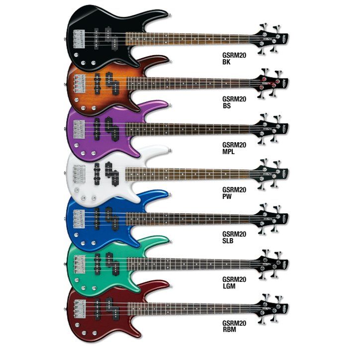 Ibanez GSRM20MPL miKro Series Electric Bass in Metallic Purple Finish