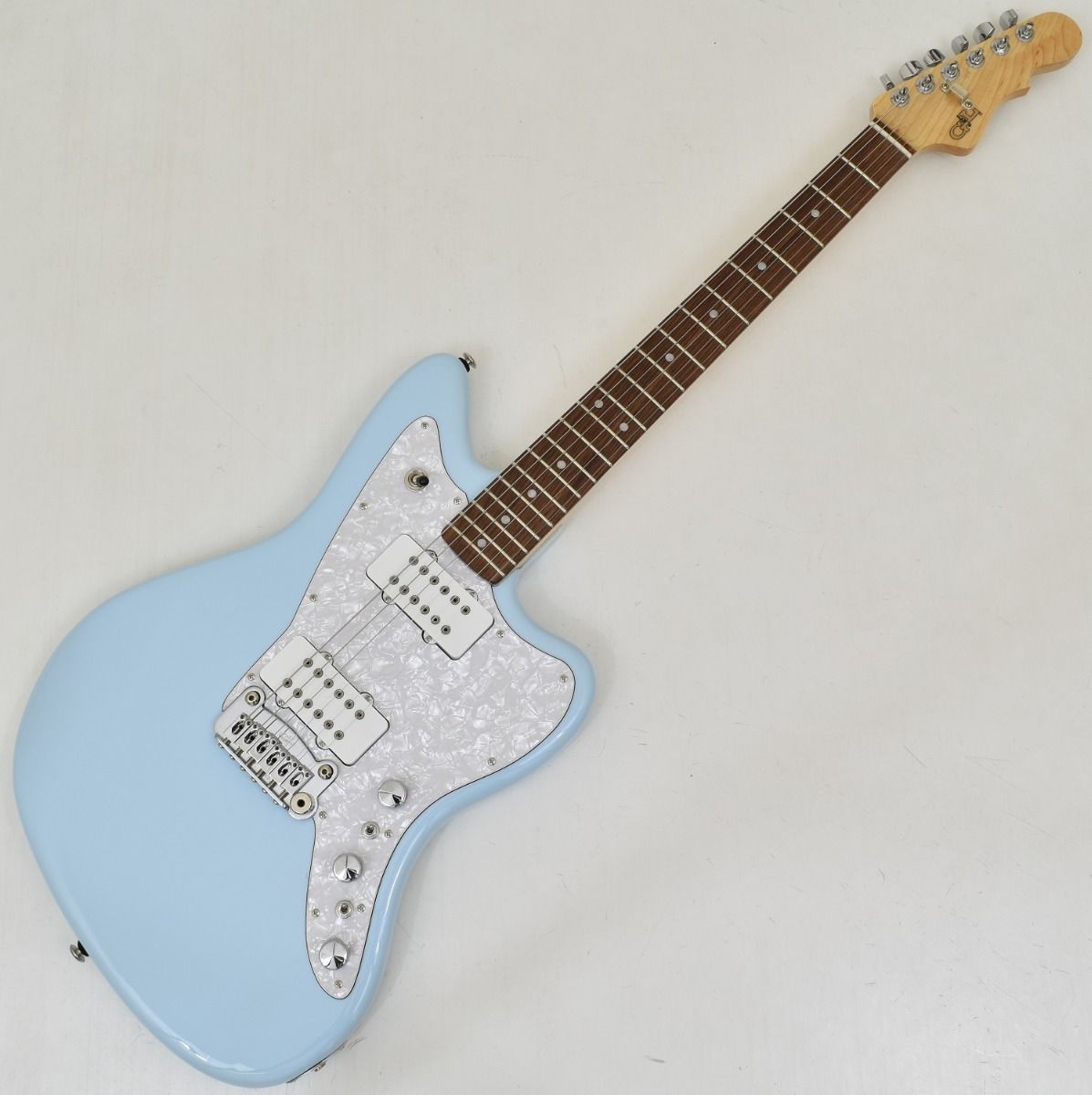G&L USA CLF Research Doheny V12 Guitar Sonic Blue | 6-String.com