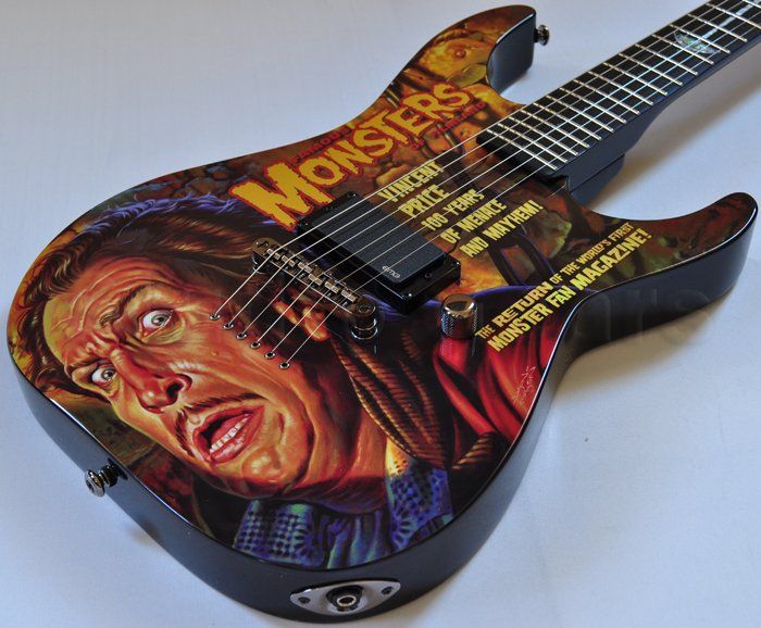 ESP LTD Famous Monster Vincent Price Electric Guitar with Hard Case
