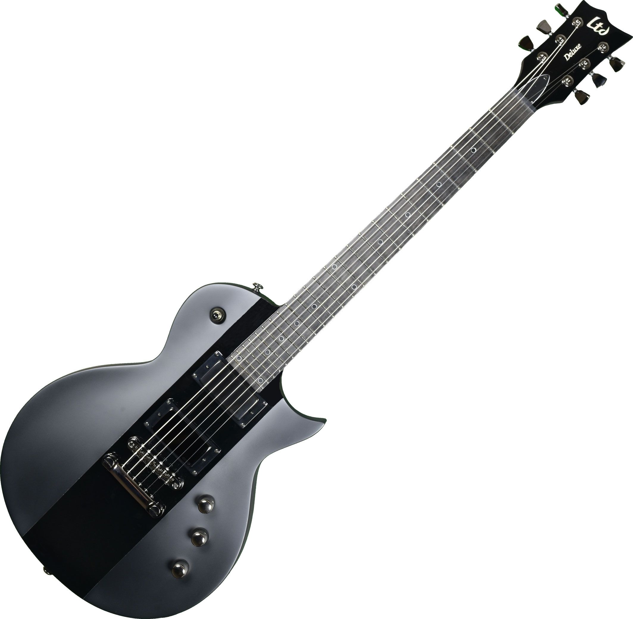 ESP LTD Deluxe EC1000 Prototype Electric Guitar Satin Black with Gloss