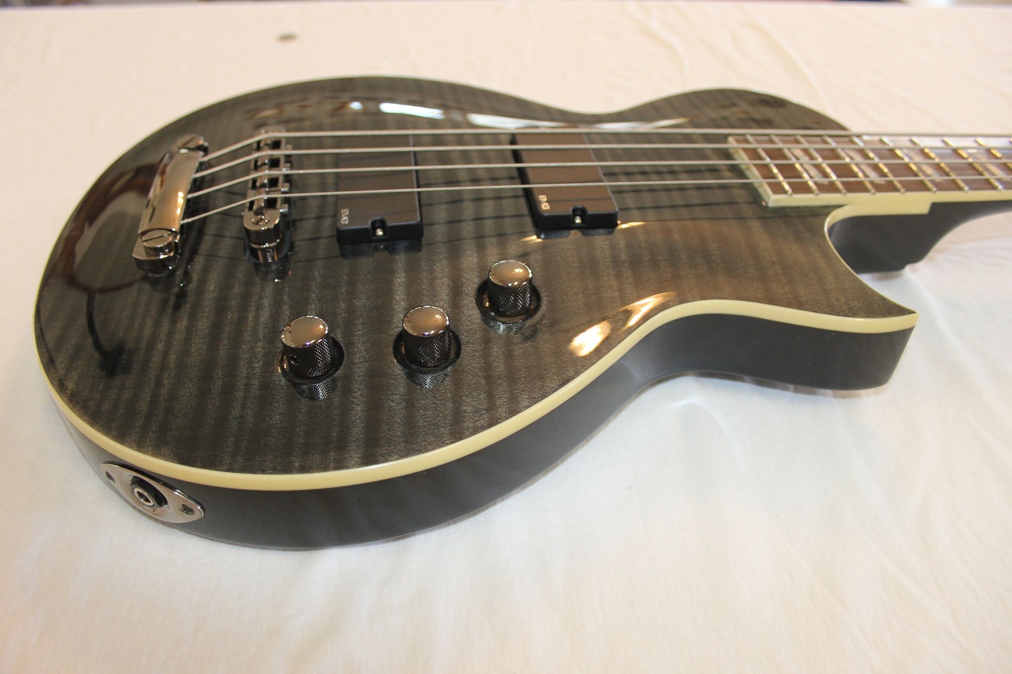 ESP LTD EC-404 See Thru Black Sample/Prototype Bass Guitar