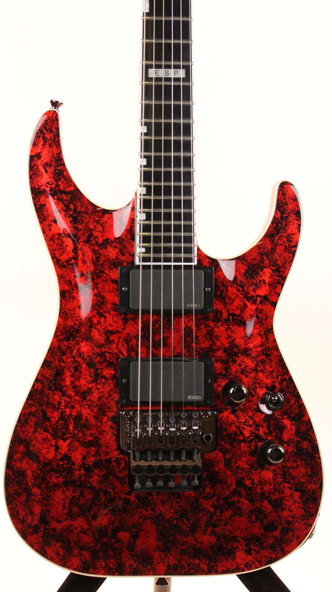 ESP Horizon FR Standard Floyd Rose Volcano Red MIJ w/ Case EMG 81 85
