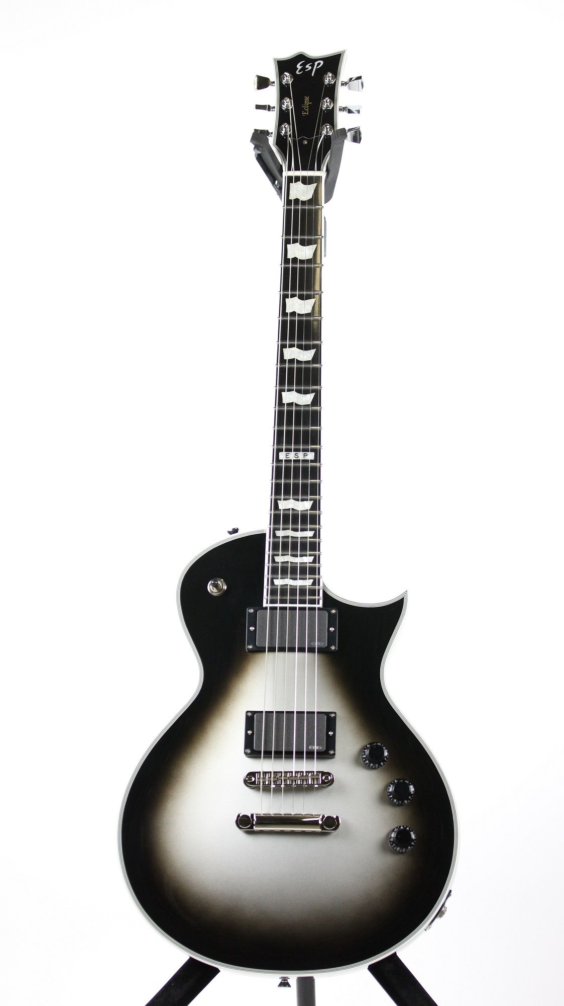ESP Eclipse-II w/Case Silver Sunburst Electric Guitar ESP Eclipse-II w/Case Silver Sunburst Electric Guitar