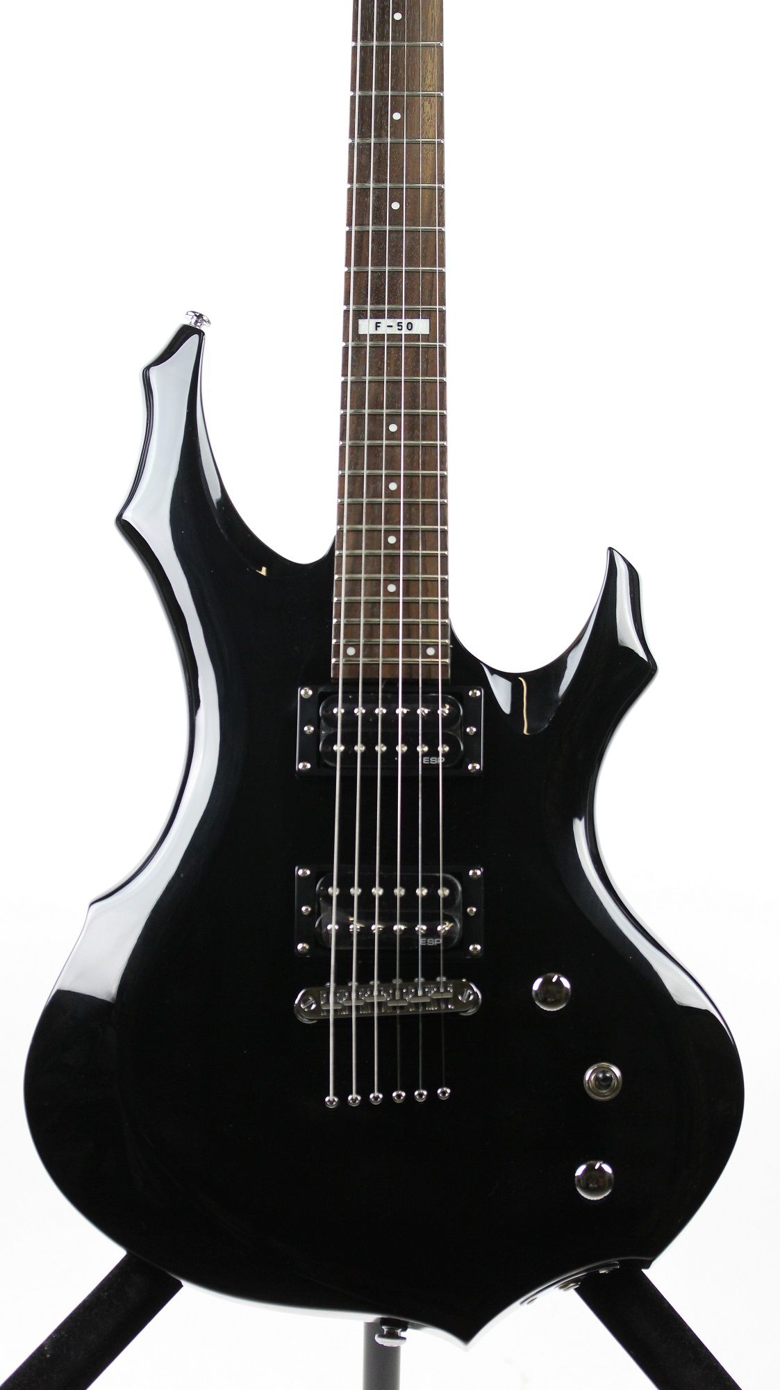 ESP LTD F50 Black Electric Guitar Sample/Prototype