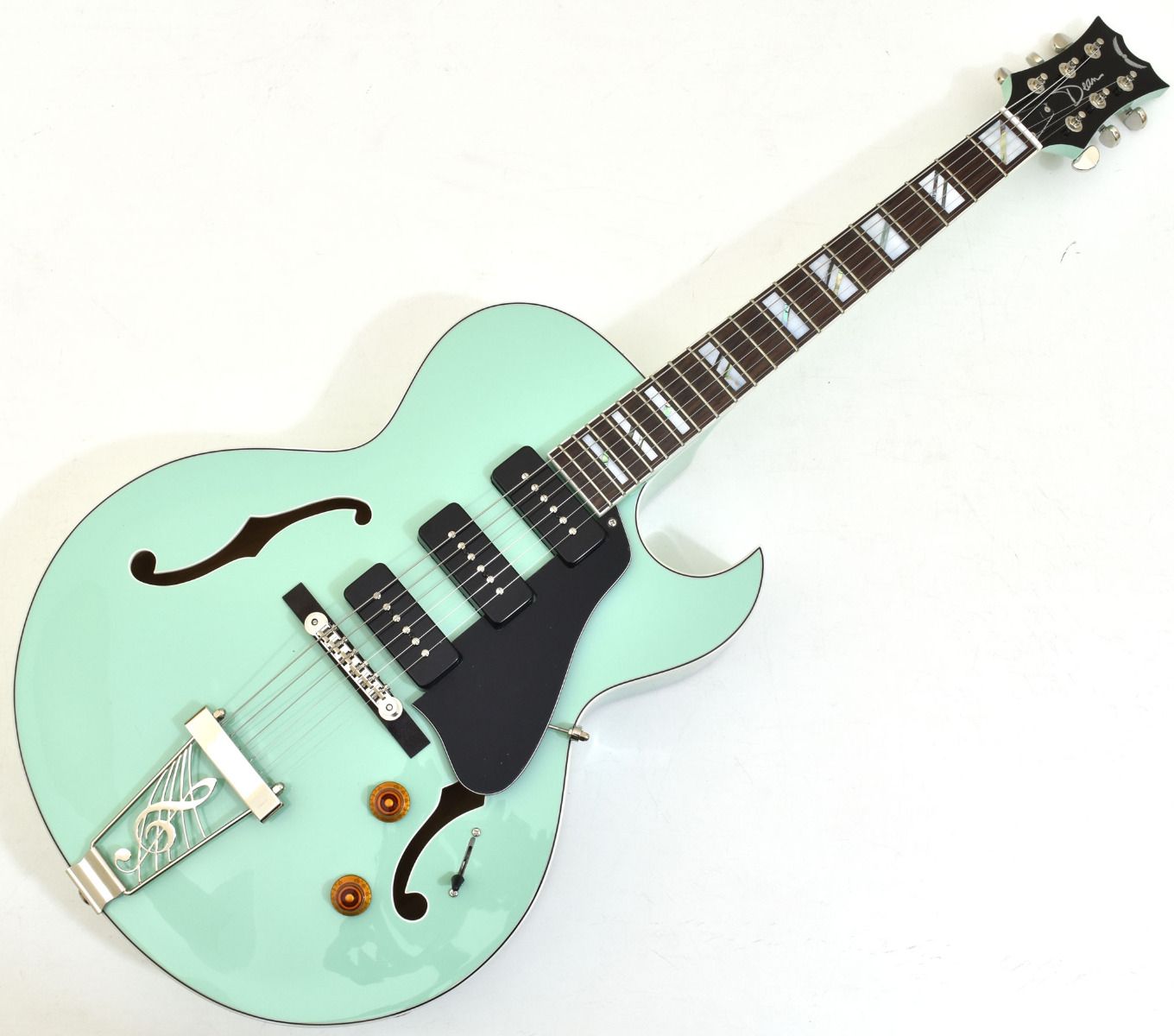 Dean Palomino Hollow Body Electric Guitar Sea Green