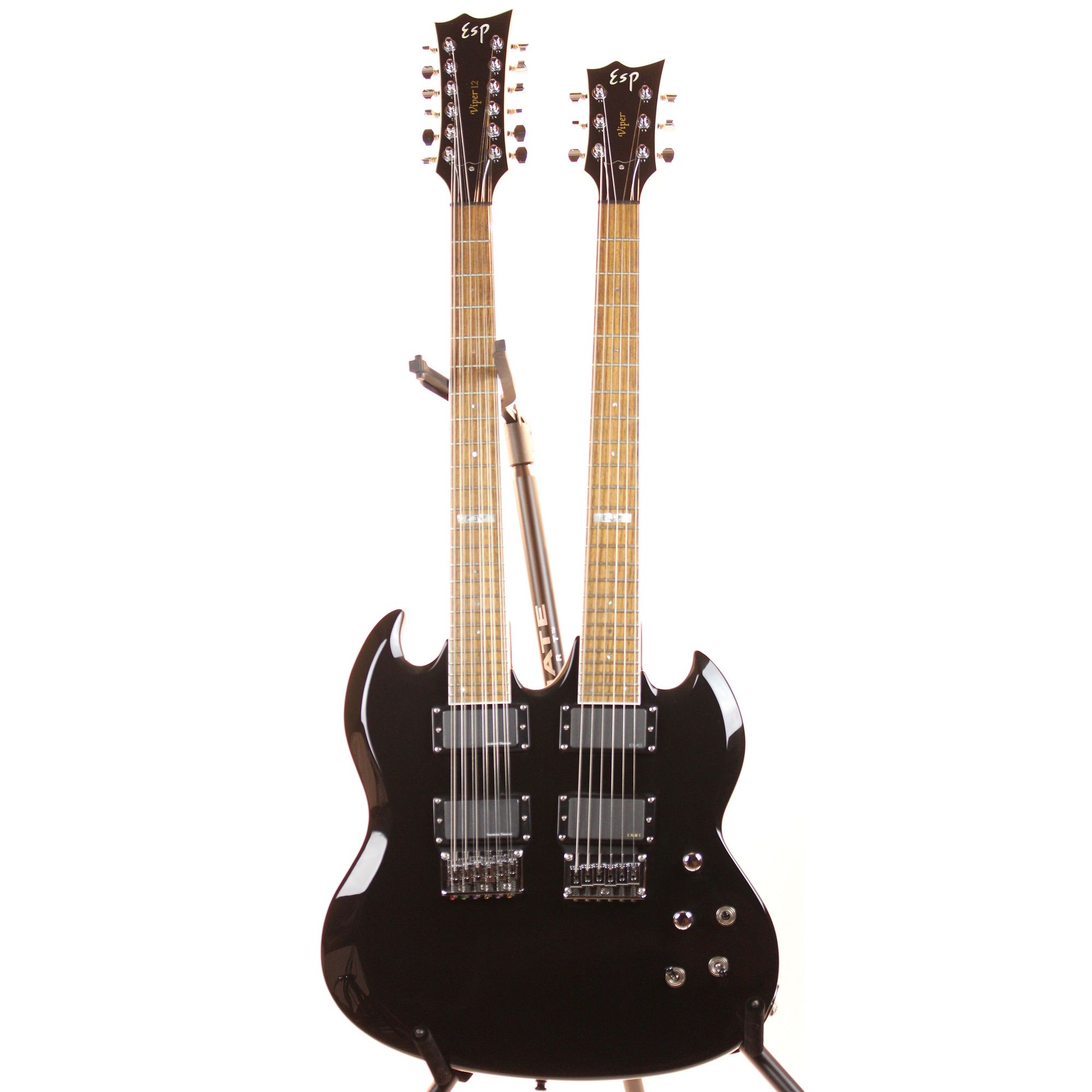 Rare ESP Double Neck Viper Electric Guitar 12 6