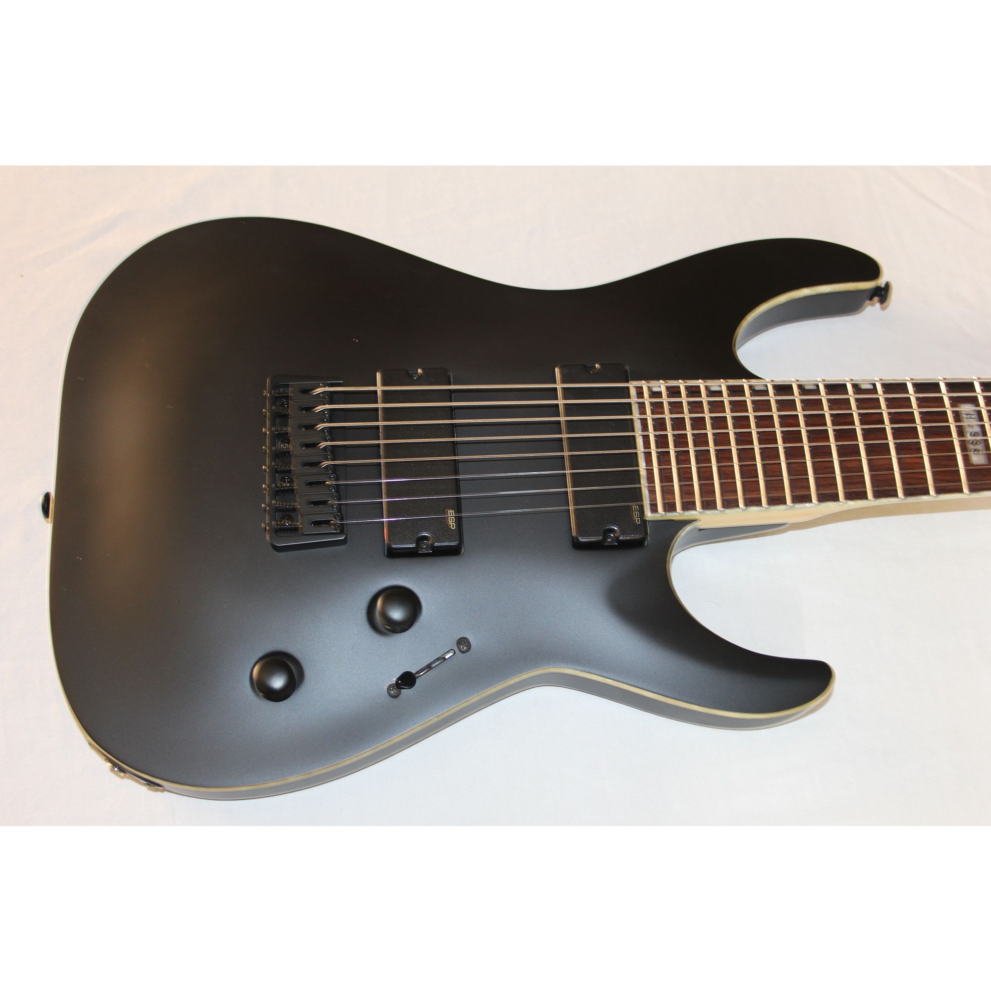 LTD H338 Black Satin 8 String Electric Guitar Sample/Prototype