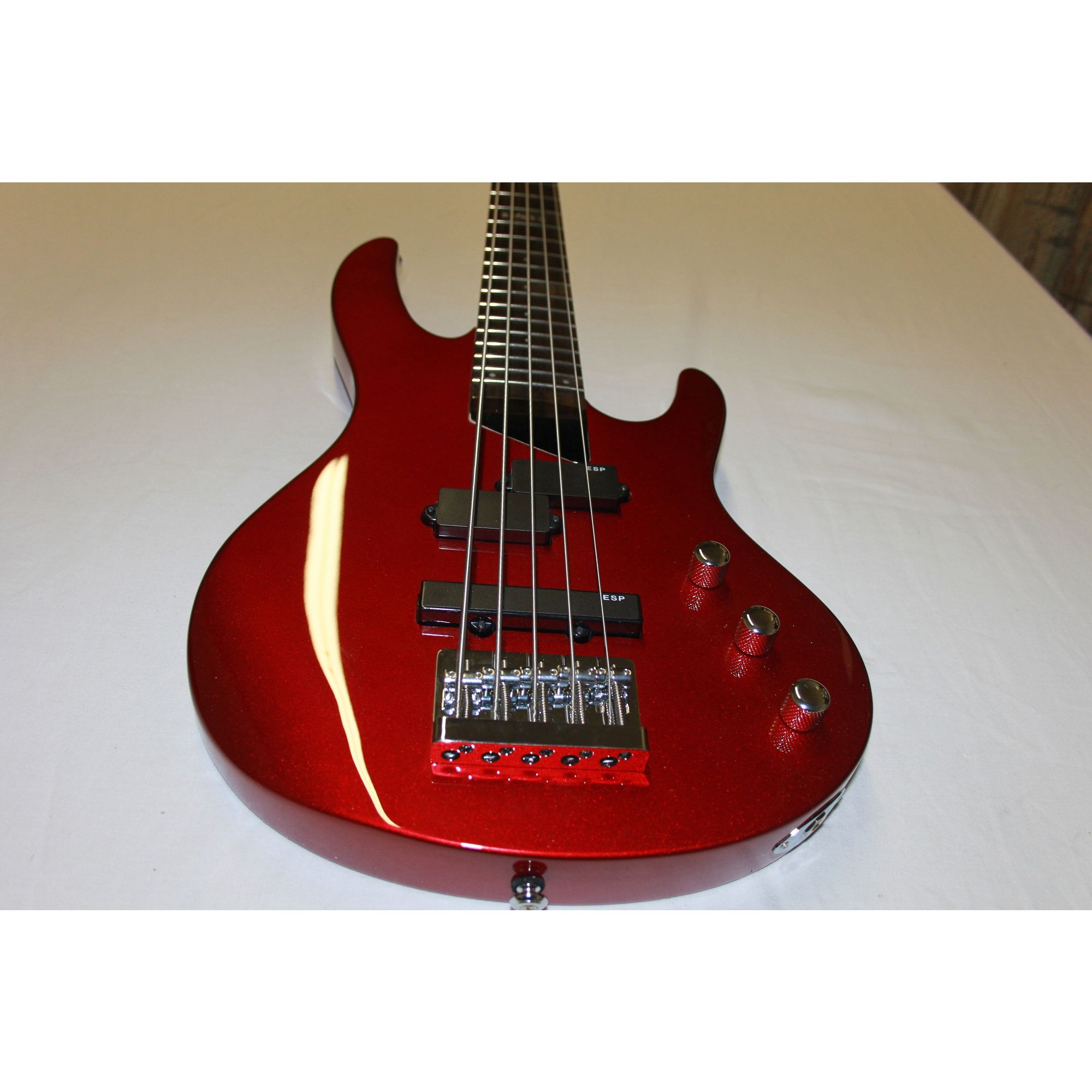 ESP LTD B 55 Black Cherry Sample Prototype Bass Guitar
