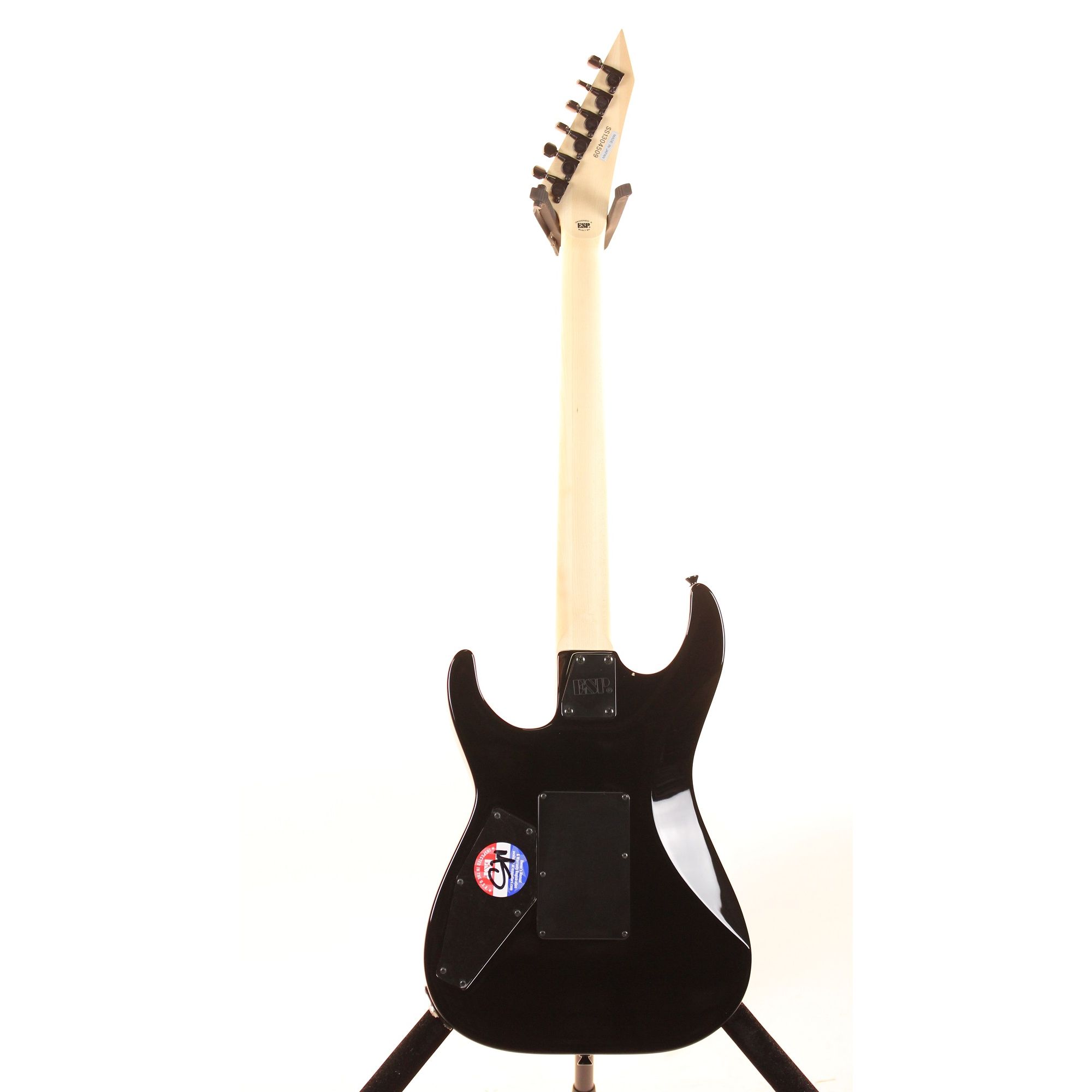 ESP M-II Maple Black Electric Guitar with Case Duncans MIJ