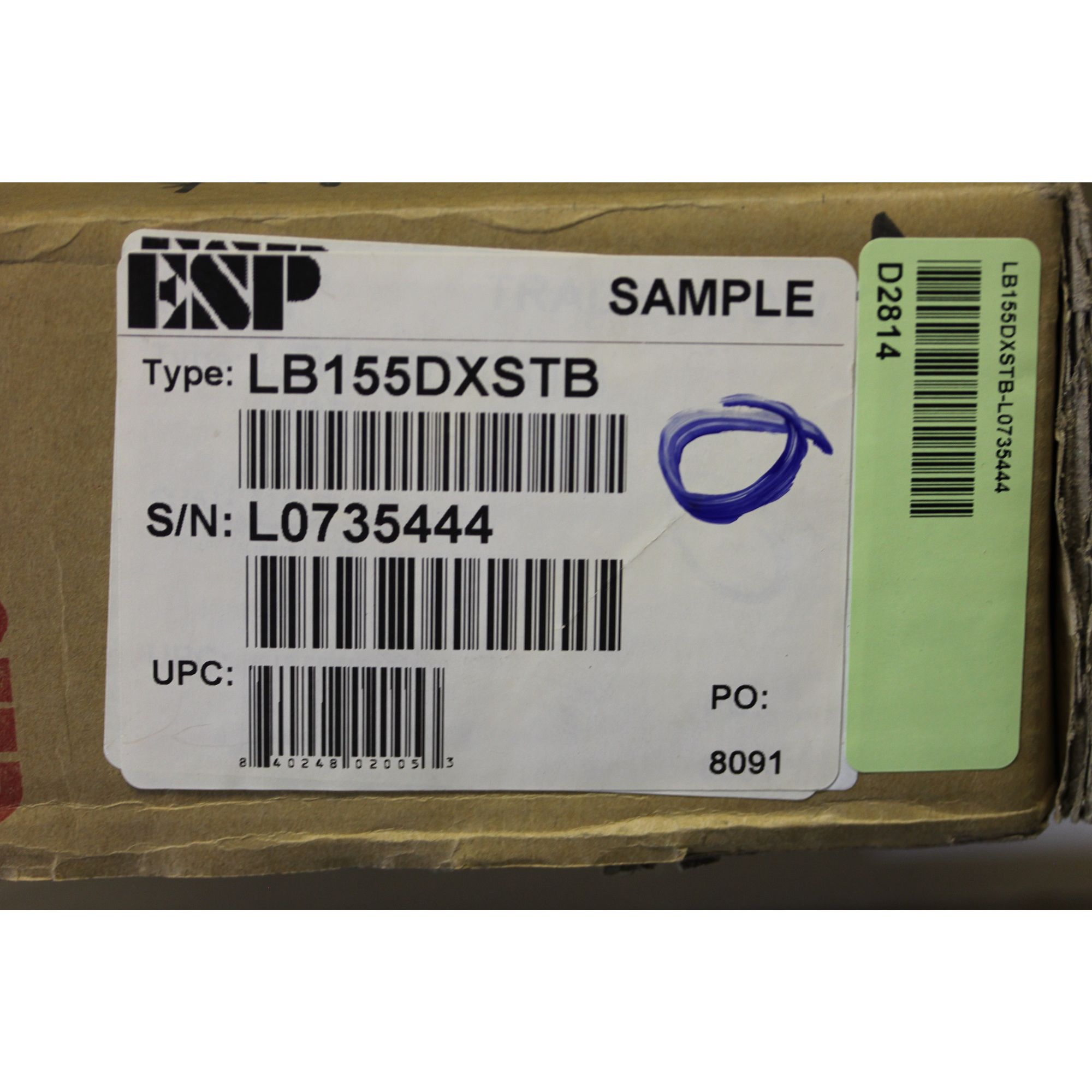 【新品未開封・送料無料】 LTD ESP B-155DX Guitar Bass Sample/Prototype Blue Thru See スカート