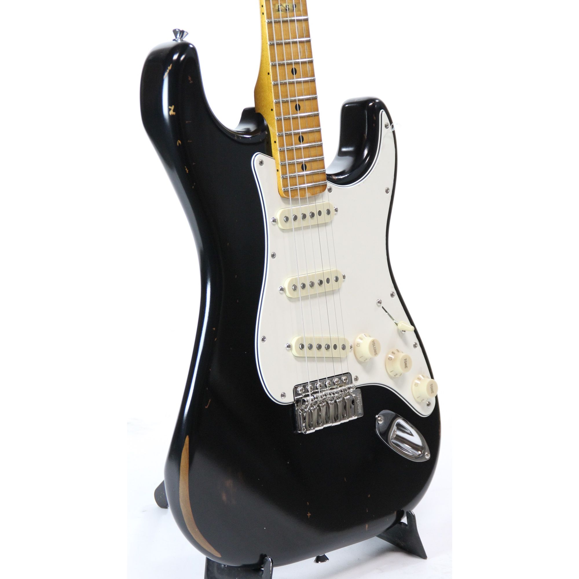 ESP E-II Vintage Plus BLK Black Electric Guitar w/ Case