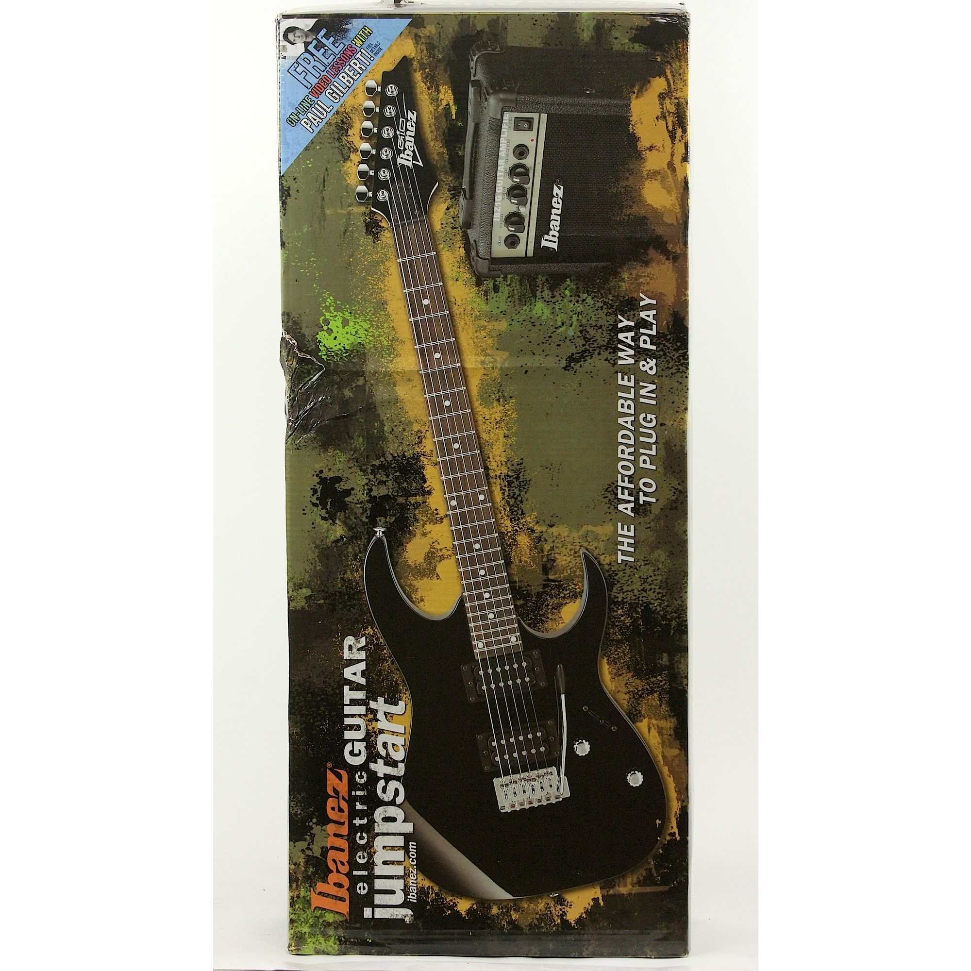 Ibanez IJRG220Z Jumpstart Walnut Sunburst Electric Guitar Pack