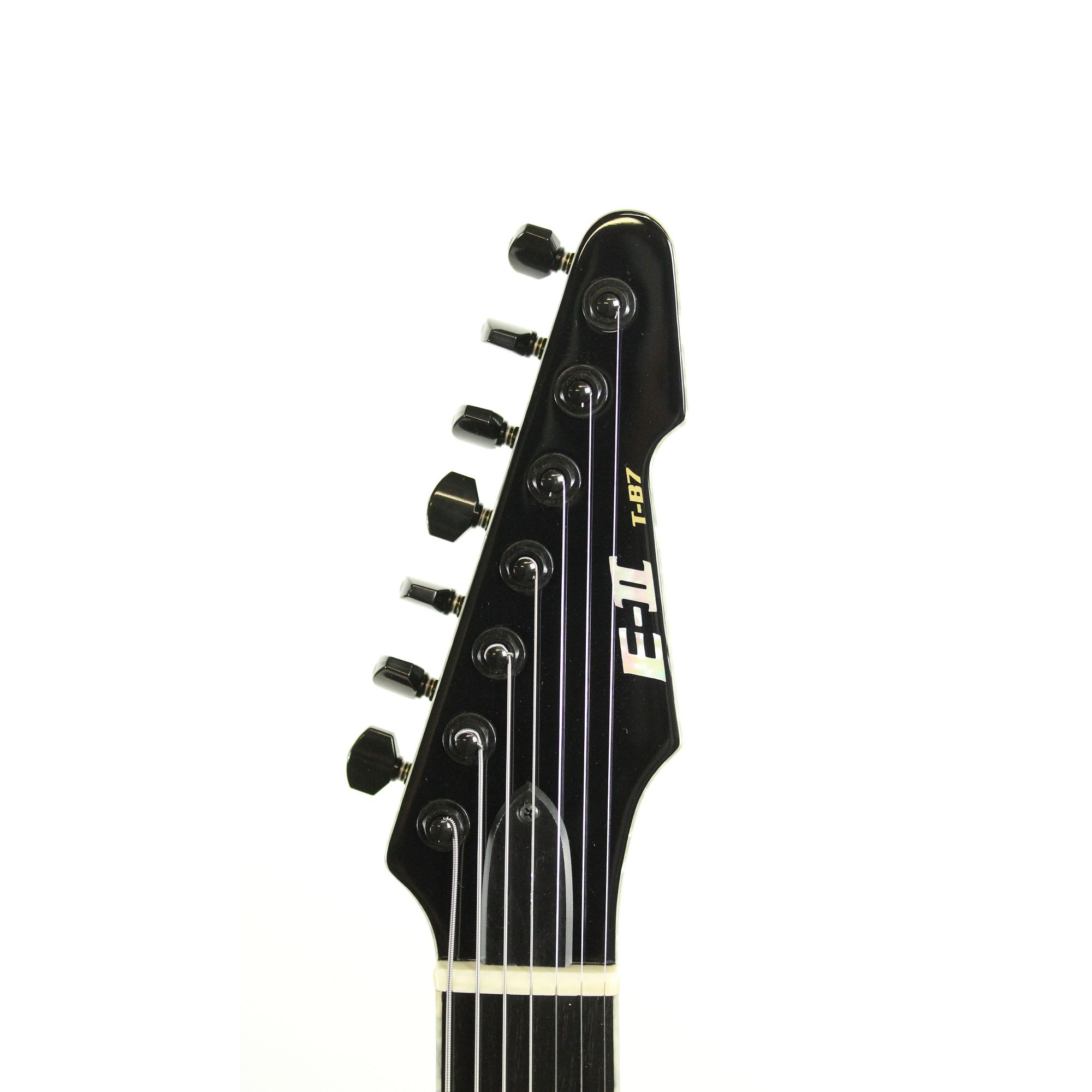 ESP E-II Standard TB-7 Barritone Tele Black Electric Guitar (Overseas  Model) Rare