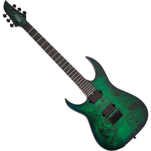 Schecter Keith Merrow KM-6 MK-III Standard Left-Handed Electric Guitar Toxic Smoke Green, SCHECTER837