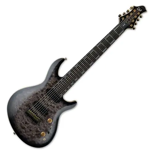 ESP LTD Javier Reyes JR-608 Electric Guitar Faded Blue Sunburst, LJR608QMFBSBF