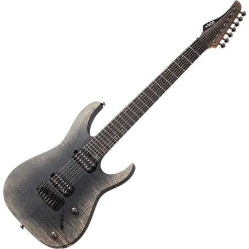 Schecter Banshee Mach-7 7 String Electric Guitar Fallout Burst, SCHECTER1412