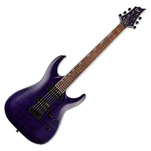 ESP LTD H-200FM Electric Guitar See Thru Purple, LH200FMSTP