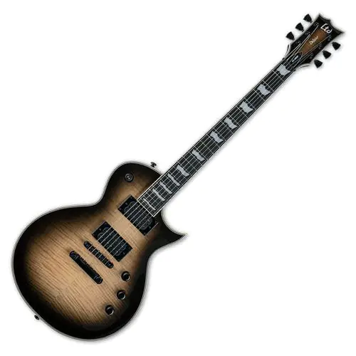 ESP LTD EC-1000T Electric Guitar Black Natural Burst, LEC1000TFMBLKNB