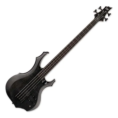 ESP LTD F-1004 Electric Bass See Thru Black, LF1004FMSTBLK