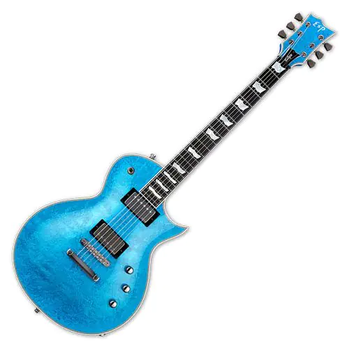 ESP Eclipse Custom Electric Guitar Blue Liquid Metal, EECCTMBLM
