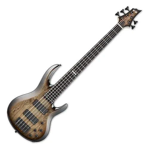ESP E-II BTL-5 5 String Electric Bass Black Natural Burst, EIIBTL5BLKNB