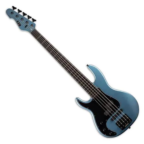ESP LTD AP-5 5 String Left Handed Electric Bass Pelham Blue, LAP5PBLH
