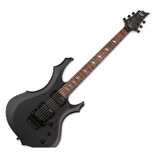 ESP LTD F-200 Electric Guitar Black Satin, LF200BLKS