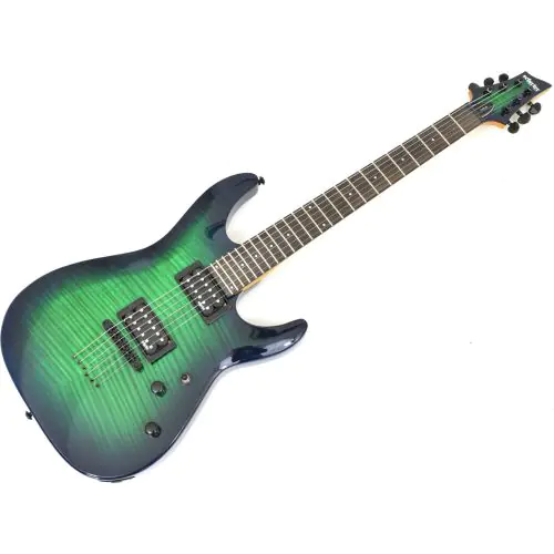 Schecter C-6 Elite Electric Guitar Aqua Burst B-Stock 0485, 782.B 0485