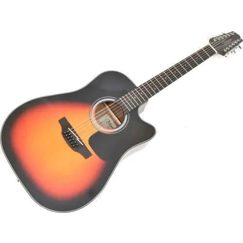 Takamine GD30CE-12BSB Dreadnought Acoustic Electric Guitar Brown Sunburst, TAKGD30CE12BSB