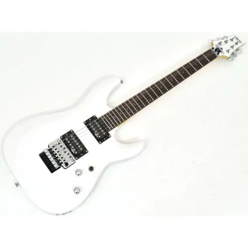 Schecter C-6 FR Deluxe Electric Guitar Satin White B-Stock 0182, 435.B 0182