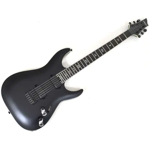 Schecter C-1 SLS Elite Evil Twin Electric Guitar Satin Black B-Stock 1085, 1347