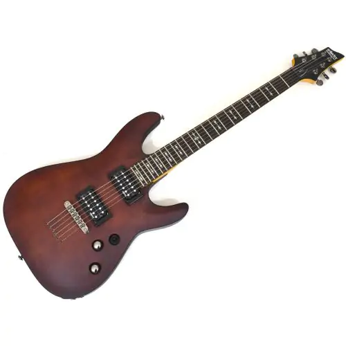 Schecter Omen-6 Electric Guitar in Walnut Satin B-Stock 0043, 2062