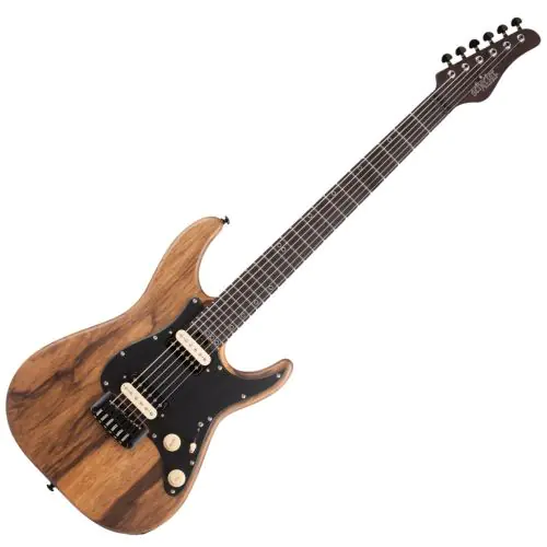 Schecter Sun Valley Super Shredder Hardtail Guitar Exotic Black Limba, 1269