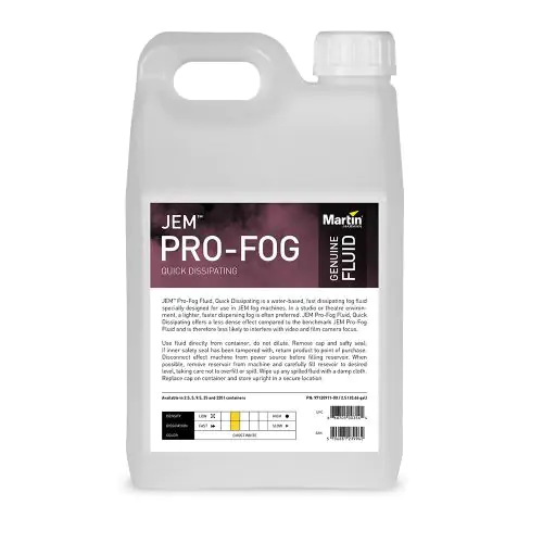 Martin Quick Dissipating JEM Pro Fog Fluid 4x 2.5L, 97120911