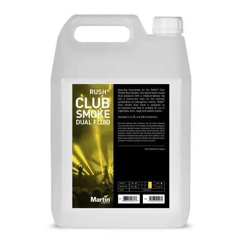 Martin RUSH Club Smoke Dual Fluid 4x 5L, 97120070